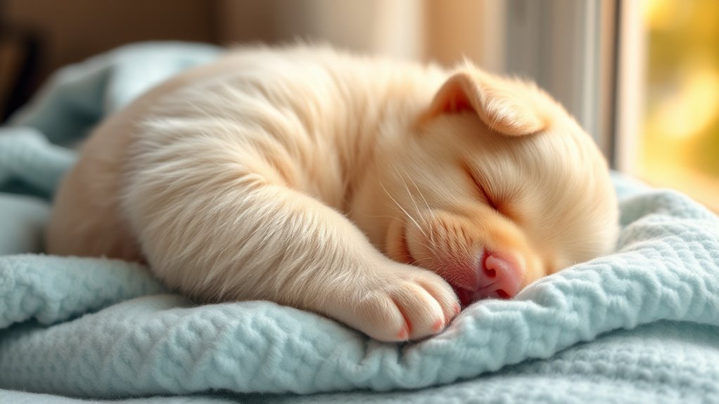 puppy sleep promotes healthy development