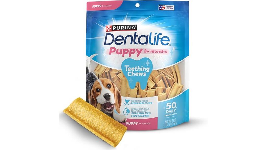 puppy teething dog chews