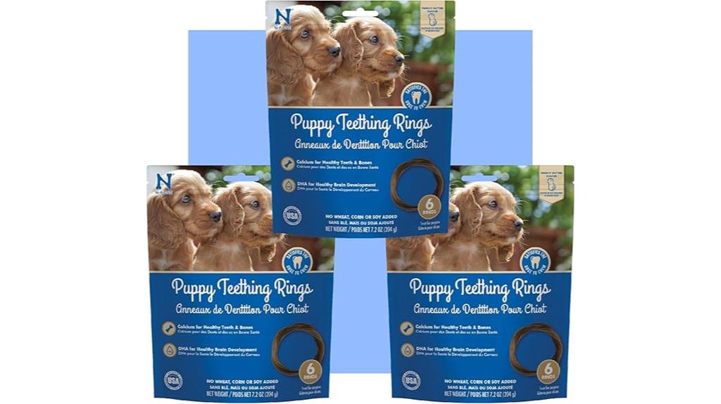 puppy teething rings pack