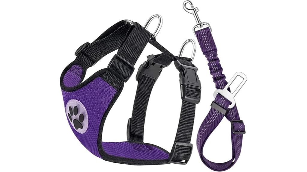 purple medium dog vest