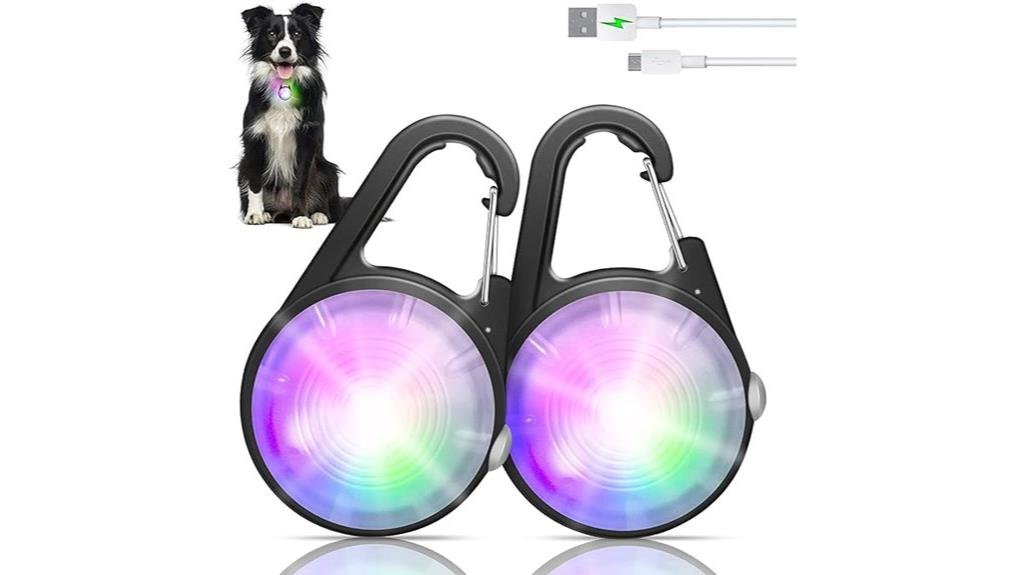 rechargeable led dog collars