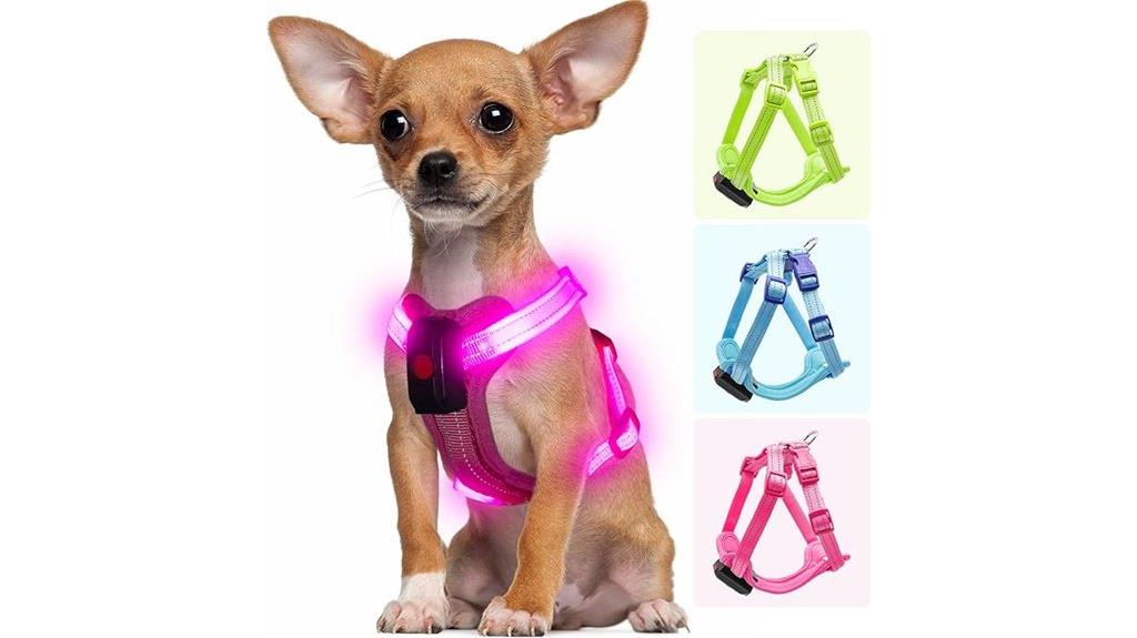 rechargeable led night harness