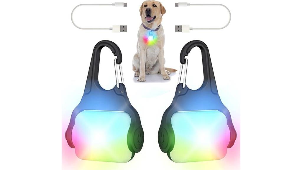 rechargeable waterproof dog lights