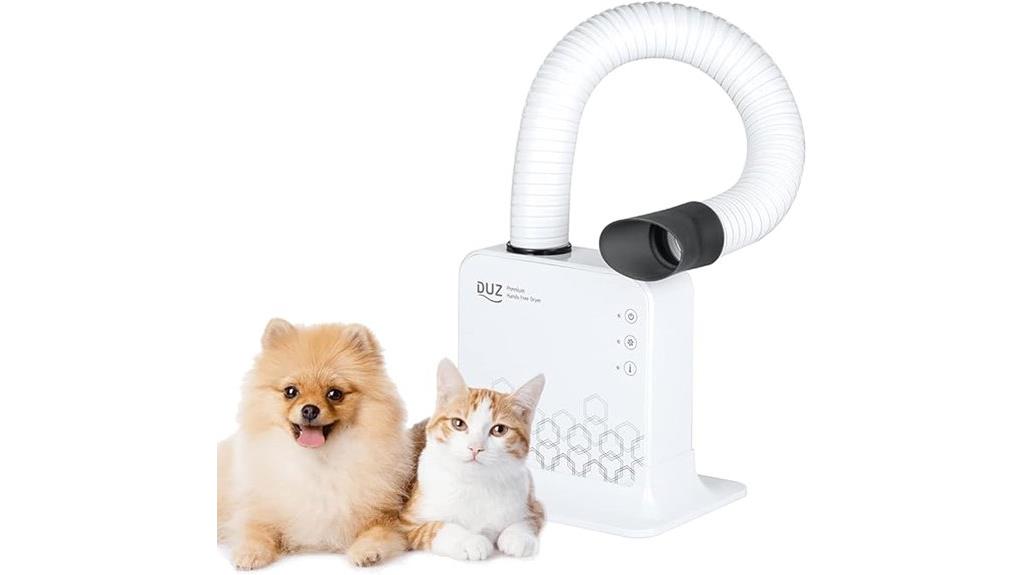 red pet dryer