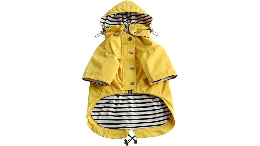 reflective adjustable water resistant dog coat