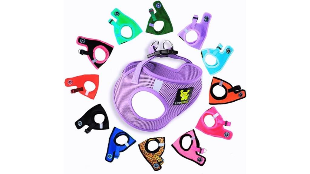 reflective padded mesh harness