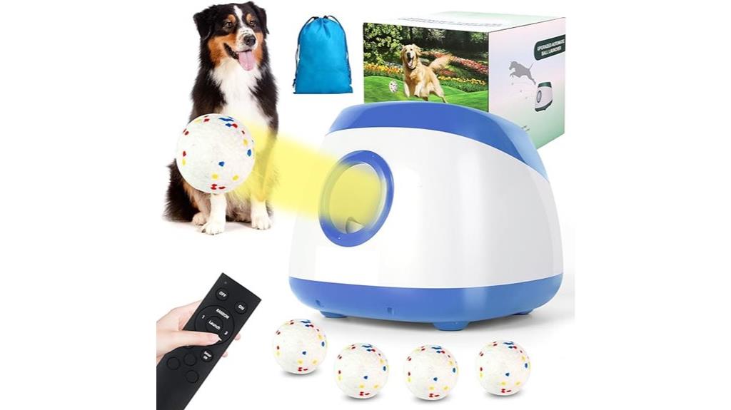 remote rechargeable dog ball launcher