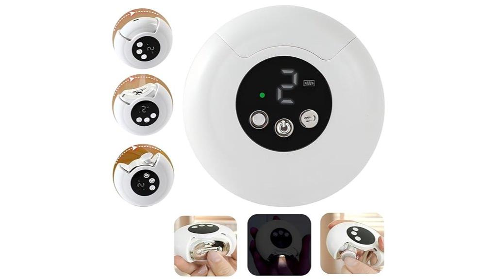 rotatable rechargeable nail trimmer