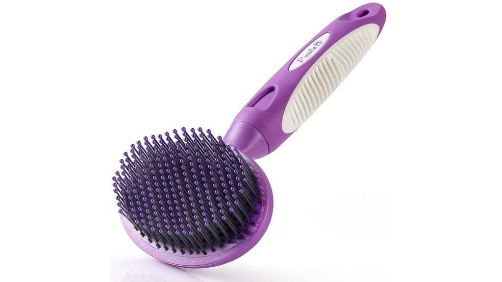 round bristle pet brush