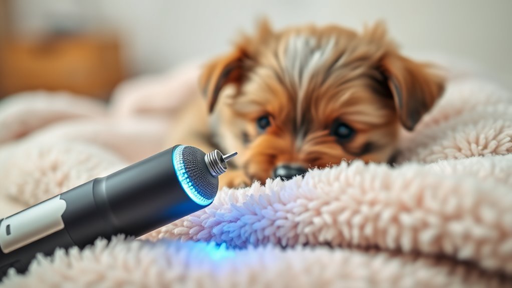 safe puppy nail grinding