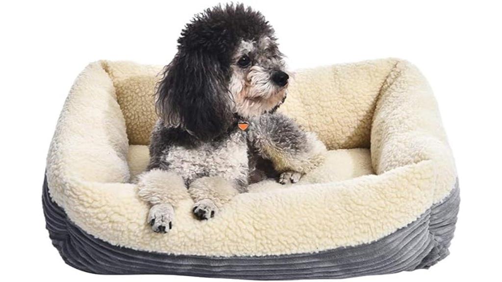 self warming pet bed
