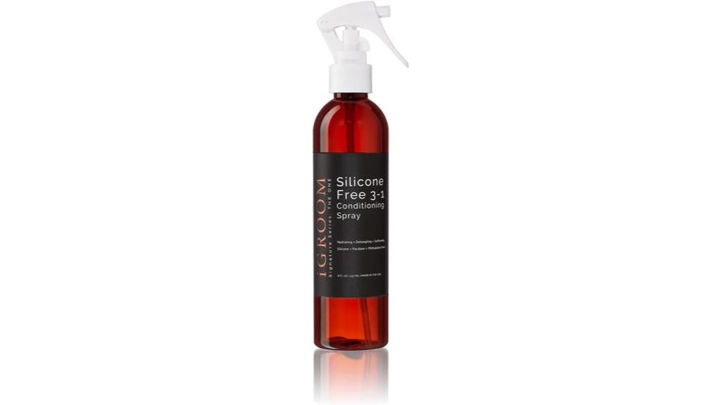 silicone free dog conditioning spray