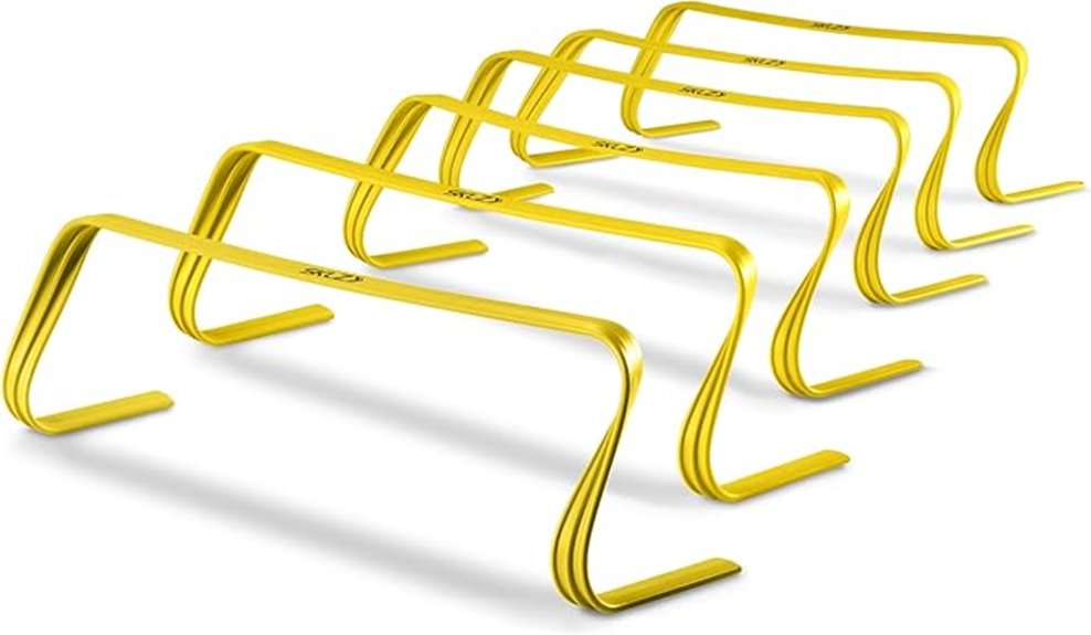 six durable agility hurdles