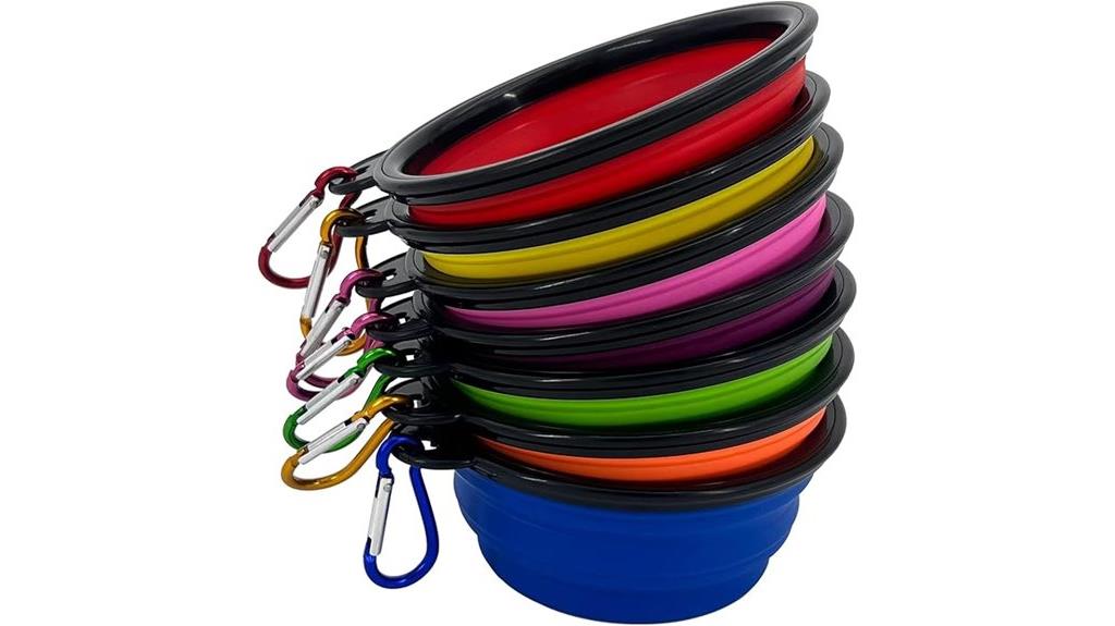 six pack foldable bowls