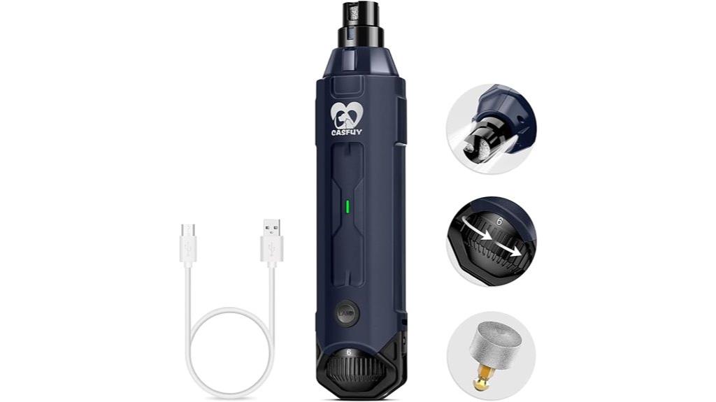 six speed dog nail grinder