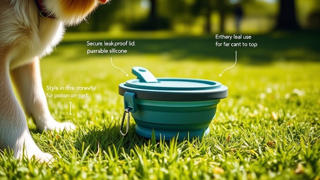 size safety portability leak proof