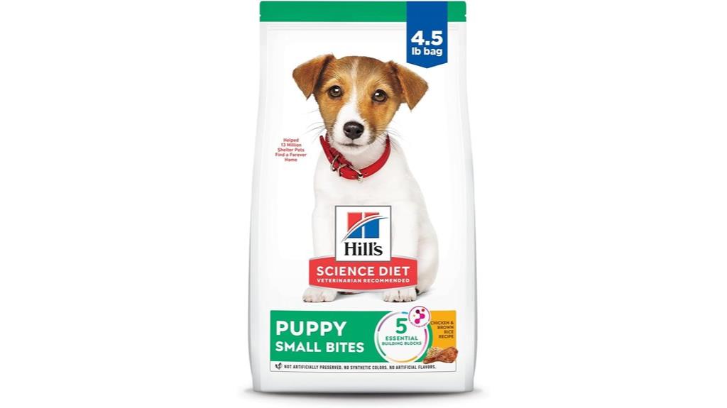 small kibble puppy food