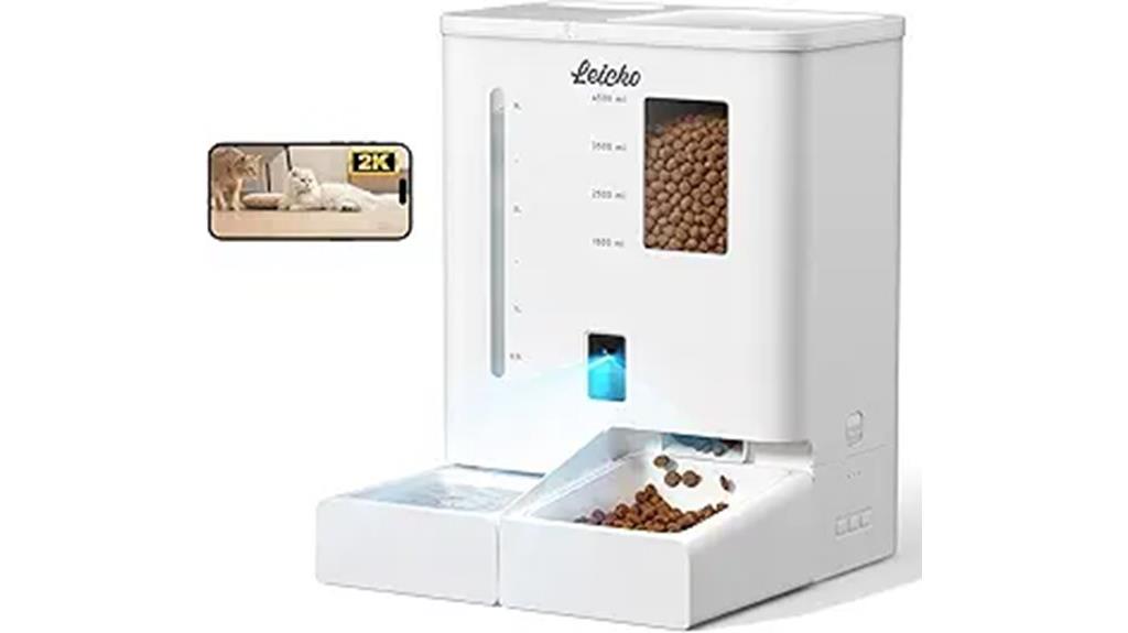 smart cat feeder with camera