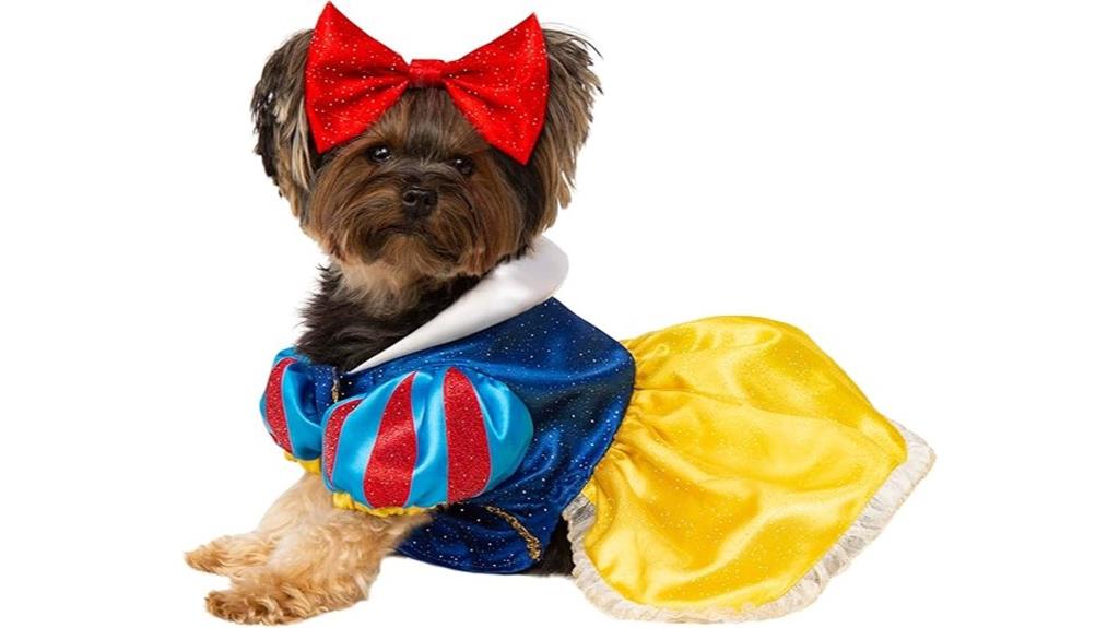 snow white pet costume