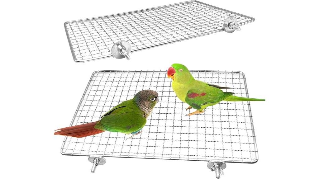 stainless steel bird perch
