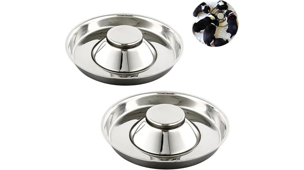 stainless steel puppy bowls