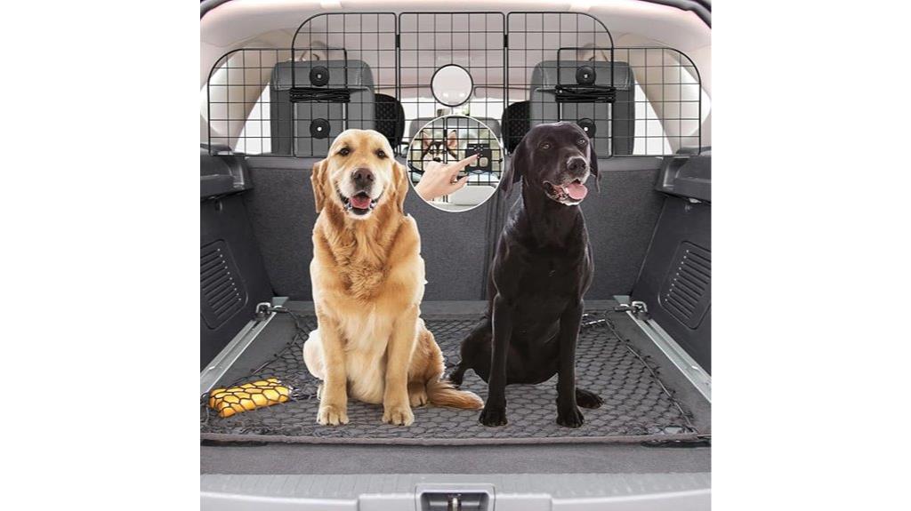 suv dog barrier set