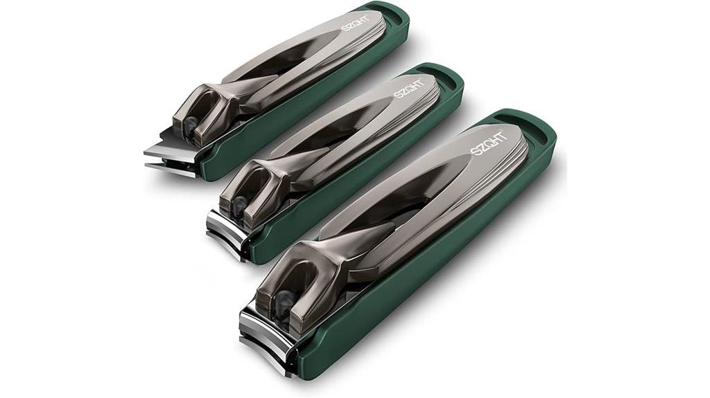 three piece nail clipper set