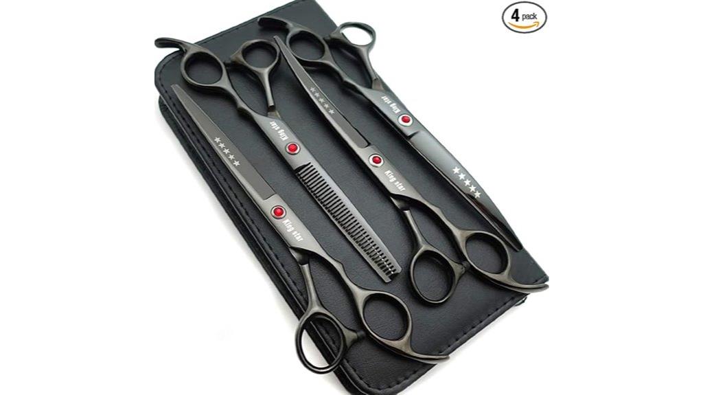 titanium black grooming set