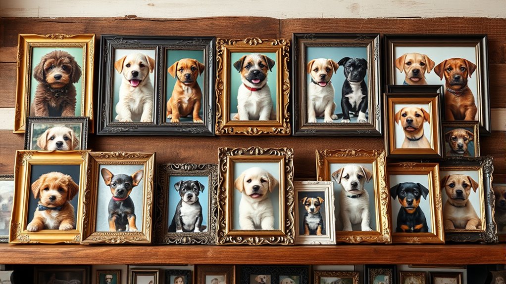 top custom dog photo frames