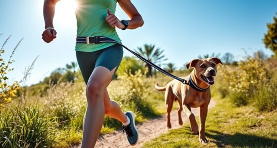 top hands free running leash