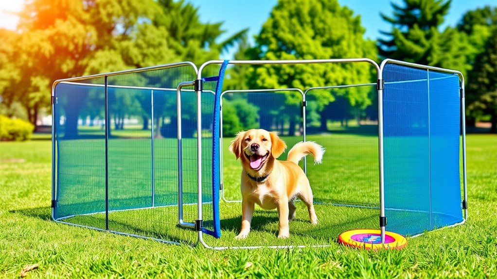 top portable dog fence options