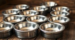 top stainless steel pet bowls