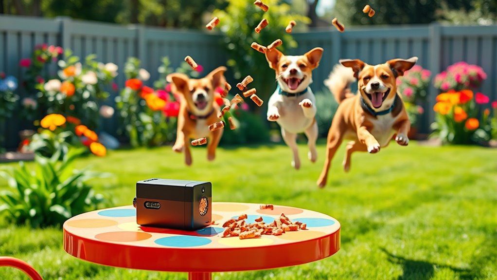top treat dispensing pet cameras