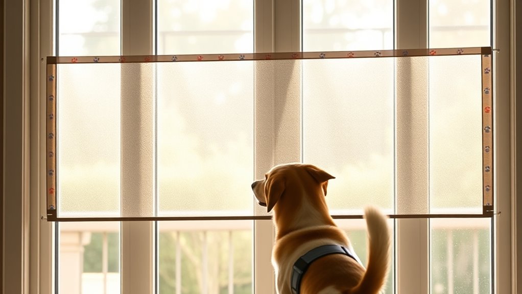 top window cling pet barriers