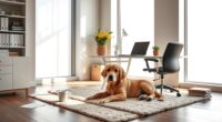 training dogs for office routines