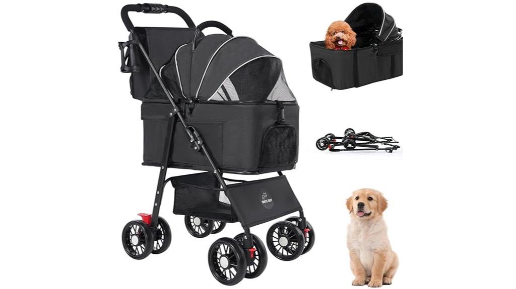 versatile small dog stroller