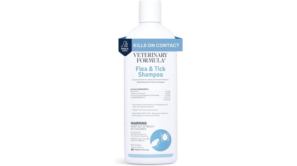 veterinary flea tick shampoo