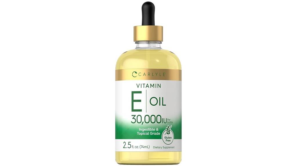 vitamin e skin oil