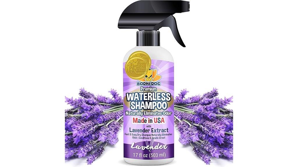waterless dog cat shampoo