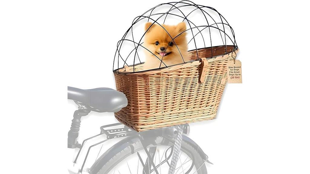 wicker bike basket cushion