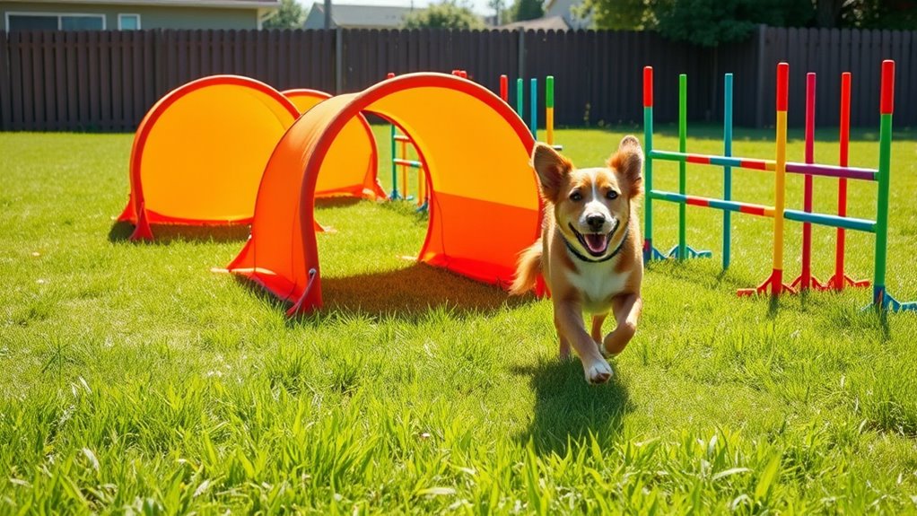 backyard agility course creation