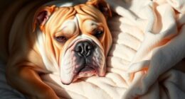 bulldog breathing and skin