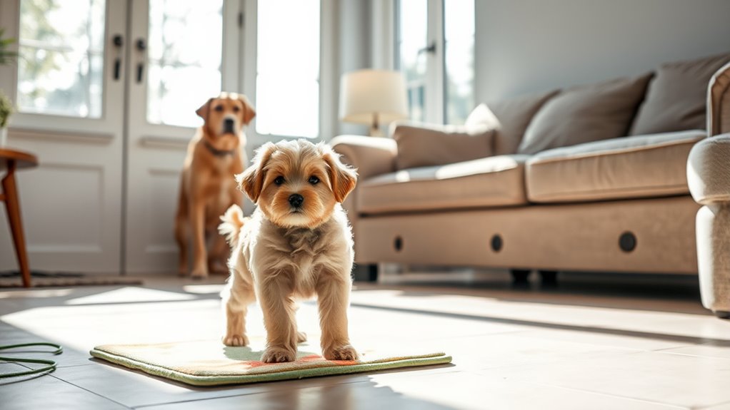 consistent routine and positive reinforcement