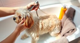 dog bathing by coat type