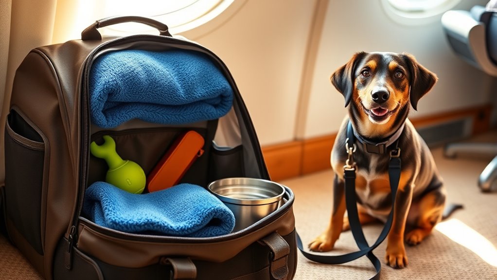 dog boarding packing checklist