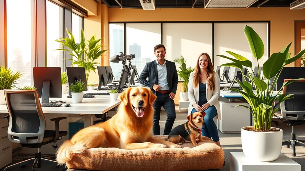 dog friendly workplace benefits
