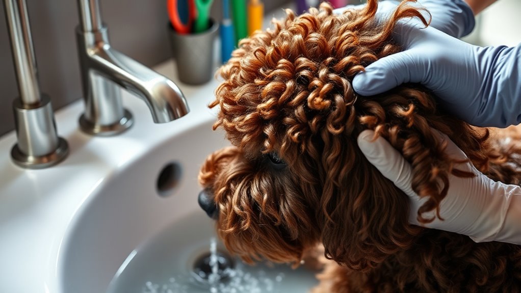 dog grooming tailored to coat