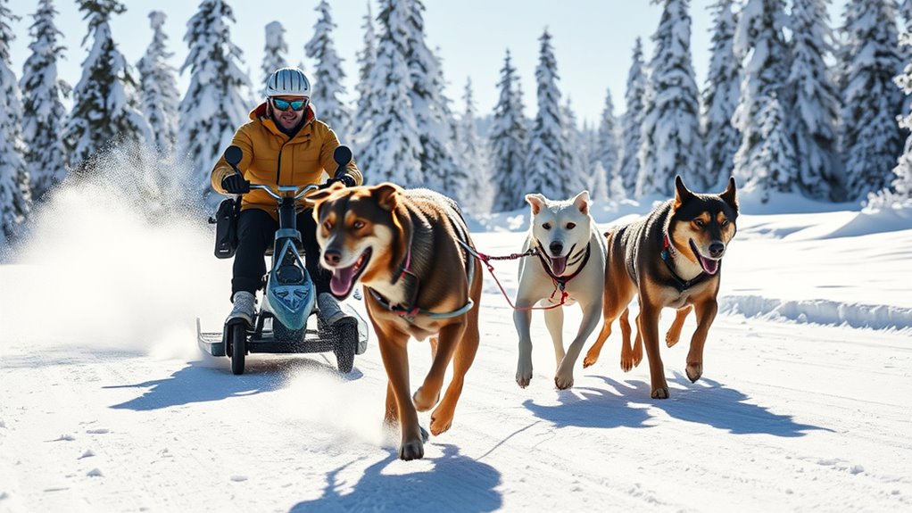 dog powered scooter safety