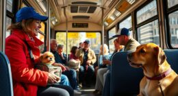 dog travel public etiquette