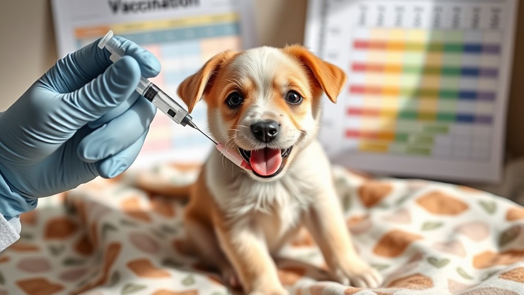 early puppy vaccination and deworming